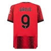 Officiële Voetbalshirt AC Milan Giroud 9 Thuis 2023-24 - Heren